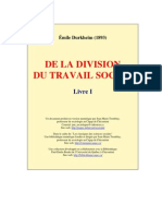 Durkheim - de La Div Du Travl Soc I