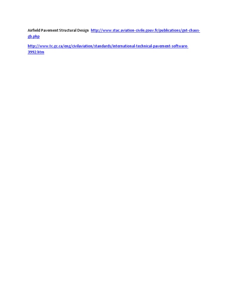 Airfield Pavement Design Guide | PDF | Technology & Engineering