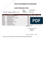 Kartu Rencana Studi Mahasiswa