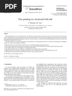 Fine Grinding in A Horizontal Ball Mill: T. Partyka, D. Yan