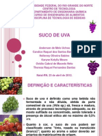 Suco de uva: definição e processamento