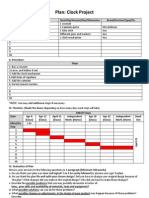 Plan Clock Project