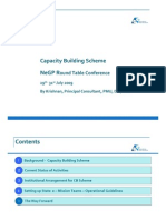 Capacity Building Scheme Negp R: Ound Table Conference