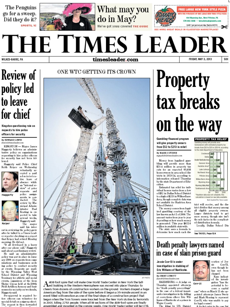 Times Leader 05-03-2013 | PDF | Child Pornography | United States Postal  Service