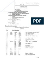 Assemblers Syllabus:: Basic Assembler Functions