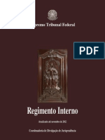 STF - Regimento Interno (atualizado até novembro de 2012)