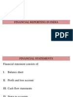 Financial Reporting in India