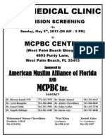 Free Medical Clinic Vision and Screening