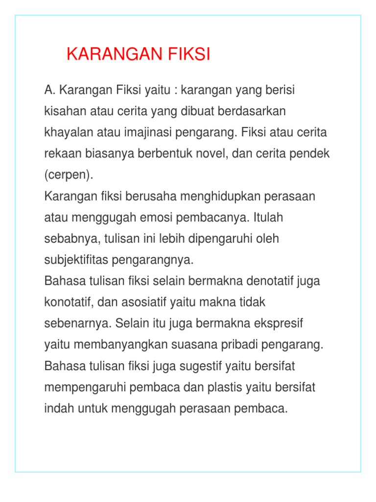 Fiksi Pdf