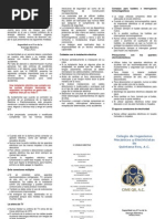 Triptico Seguridad en El Uso de La Enegia