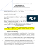 D.S. 1497 - Modificaciones Al Decreto Supremo #0181 y Creación Del Rupe