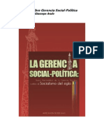 Reseña Del Libro Gerencia Social de Andrés Giussepe