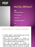 Wilful Default