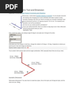 AutoCAD Isometric Text and Dimension