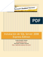 Instalación de SQL Server 2008 Express Edition