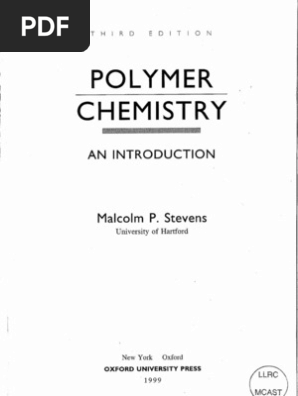 Polymer Chemistry | PDF | Polymerization | Polymers