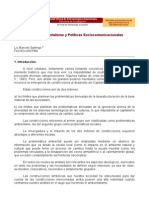 Globalización, Ambientalismo y Políticas Sociocomunicacionales.