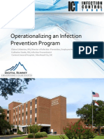 Operationalizing An Infection Prevention Program