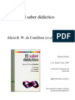 El Saber didactico- La enseñanza