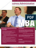 Viterbo MBA Fact Sheet