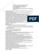 Cuidados de Enfermeria en El Paciente Quemado