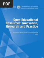 Download Open Educational Resources Innovation Research and Practice by Benjamin Stewart SN139294479 doc pdf