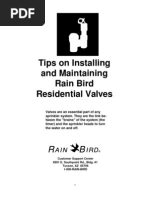 Download Rainbird - Installation and Maintaining of Valves by stef11_127571 SN139317448 doc pdf