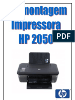 Como Desmontar A Impressora HP 2050