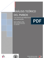 Analisis Teorico Del PMBOK 