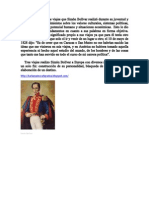 Cada uno de los viajes que Simón Bolívar realizó durante su juventud y adultez