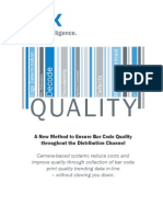 A New Method to Ensure Bar Code Quality