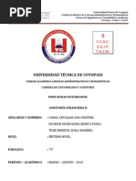 PORTAFOLIO DE AUDITORÍA FINANCIERA II GRUPO # 9