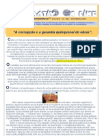 Dicas do Pernambuco - ano VIII - nº 106 - “A corrupção e a garantia quinquenal de obras...”