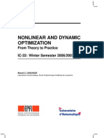 Nonlinear and Dynamic Optimization