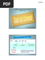 2. Tipos de Cimento Portland