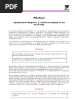 Ayudas para interpretar y resolver consignas en los exámenes