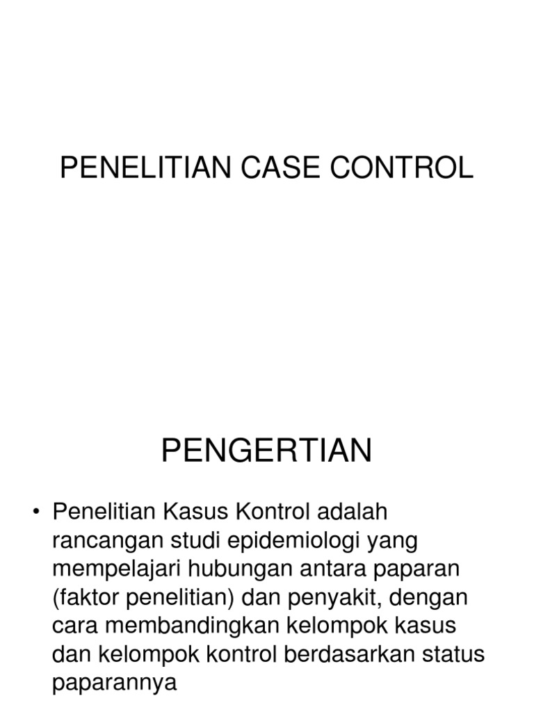12penelitian Case Control Lanjut