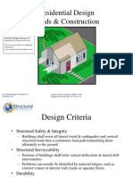 Residential Design Loads and Construction