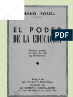 Albano Rosell - El Poder de La Educacion PDF