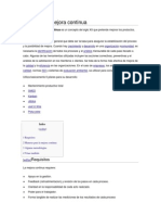 Proceso de Mejora Continua