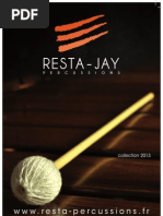 Resta Jay Percussion 2013 Chinese Catalog (Chieh-Percussion)