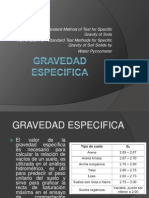 Gravedad Especifica