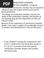 Combustion Chambers