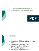 Using Evidence-Based Design To Reduce Risk