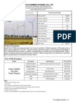 100KW Wind Turbine Quotation (On-Grid)
