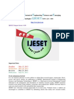 Call For Journals IJESET Paper