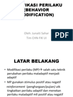 MODIFIKASI PERILAKU