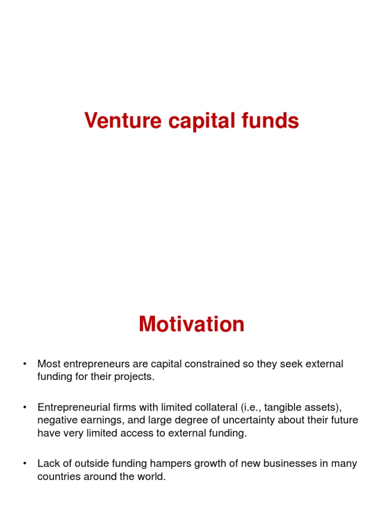 VC Funds | PDF | Venture Capital | Corporate Finance