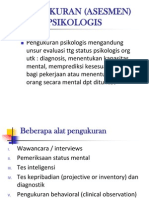 7b. Pengukuran Psikologis (Assessment)