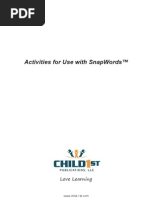 Kindergarten Skill Practice Activity Guide | PDF | Pasta | Leisure